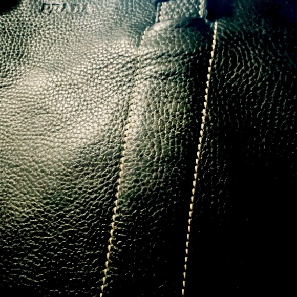 Authentic Prada Pebbled Leather Calfskin Leather Shoulder Bag - Picture 9 of 17